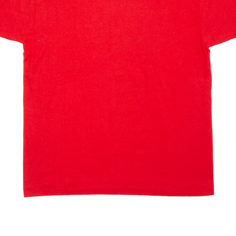 FRUIT OF THE LOOM Oshkosh Wi Mens T-Shirt Red USA XL