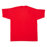 FRUIT OF THE LOOM Oshkosh Wi Mens T-Shirt Red USA XL