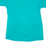 HAINES Womens T-Shirt Blue M