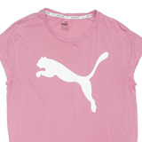 PUMA Womens T-Shirt Pink UK 8