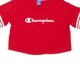 CHAMPION Cropped Womens T-Shirt Red M