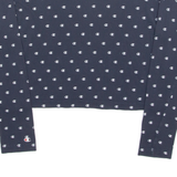 CHAMPION Cropped Womens T-Shirt Blue Crew Neck S