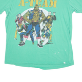MERCY The A-Team Mens T-Shirt Green Crew Neck XL