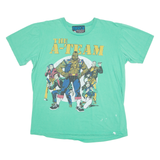 MERCY The A-Team Mens T-Shirt Green Crew Neck XL
