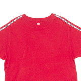 LEVI'S Womens T-Shirt Red Crew Neck S