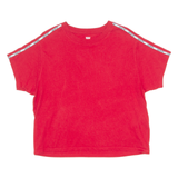 LEVI'S Womens T-Shirt Red Crew Neck S