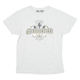 TEES FACTORY Fuerteventura Mens T-Shirt Grey Crew Neck S