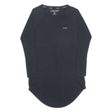 CALVIN KLEIN Sleepwear Long Womens T-Shirt Black Long Sleeve S