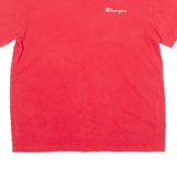 CHAMPION Mens T-Shirt Red Crew Neck M