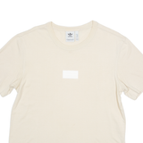 ADIDAS ORIGINALS Mens T-Shirt Beige M