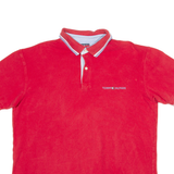 TOMMY HILFIGER Mens Polo Shirt Red L