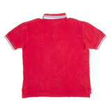 TOMMY HILFIGER Mens Polo Shirt Red L