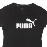PUMA Womens T-Shirt Black UK 12