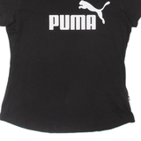 PUMA Womens T-Shirt Black UK 12
