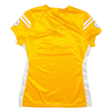 Pittsburgh Steelers Womens Football Shirt Jersey Yellow USA V-Neck S