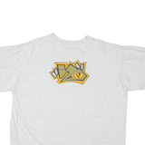 Womens T-Shirt Grey Roll Neck XL