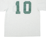 Womens T-Shirt Grey High Neck L