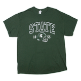 GILDAN State Mens T-Shirt Green XL