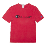 CHAMPION Mens T-Shirt Red S