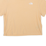 THE NORTH FACE Cropped Womens T-Shirt Orange S