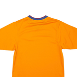 NIKE FC Barcelona Mens Football Shirt Jersey Orange V-Neck S