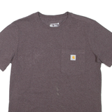 CARHARTT Loose Fit Womens T-Shirt Brown M
