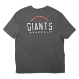 MAJESTIC San Francisco Giants Baseball Mens T-Shirt Grey USA XL