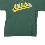 MAJESTIC Athletics Mens T-Shirt Green L