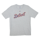 MAJESTIC Detroit Mens T-Shirt Grey USA XL