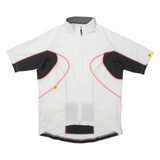 MAVIC Cycling Full Zip Mens Jersey White High Neck L