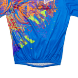 Brian Cycling Mens Jersey Blue 1/4 Zip L