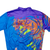 Brian Cycling Mens Jersey Blue 1/4 Zip L