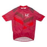 ROCKRIDER Cycling Full Zip Mens Jersey Pink High Neck M