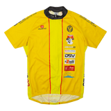 OWAYO Cycling Full Zip Mens Jersey Yellow High Neck M