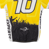 MAIRCH Cycling Mens Jersey Yellow High Neck M