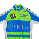 Cycling Mens Jersey Green High Neck S