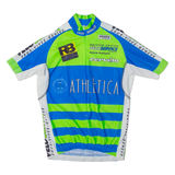 Cycling Mens Jersey Green High Neck S