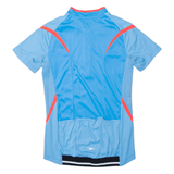 CRANE Cycling Full Zip Mens Jersey Blue High Neck S