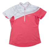 CRAFT Cycling Shirt Mens Jersey Pink 1/2 Zip M