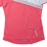 CRAFT Cycling Shirt Mens Jersey Pink 1/2 Zip M