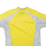 VAUDE Cycling Shirt Mens Jersey Yellow 1/4 Zip S