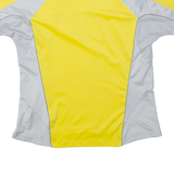 VAUDE Cycling Shirt Mens Jersey Yellow 1/4 Zip S