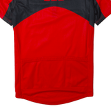 ADIDAS Cycling Shirt Mens Jersey Red 1/4 Zip M