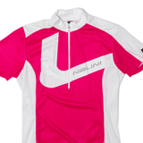 NALINI Cycling Shirt Womens Jersey Pink 1/2 Zip M