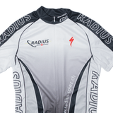 CUORE Cycling Shirt Mens Jersey White 1/2 Zip M