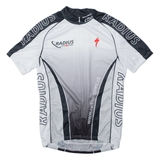 CUORE Cycling Shirt Mens Jersey White 1/2 Zip M