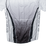 CUORE Cycling Shirt Mens Jersey White 1/2 Zip M