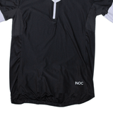 INOC Cycling Shirt Mens Jersey Black 1/2 Zip M