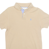 POLO CLUB Mens Polo Shirt Beige S