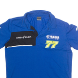 YAMAHA Racing Mens Polo Shirt Blue L